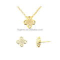 Newest Flower Designs Gold Necklace